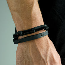 Load image into Gallery viewer, Leather Chain Bracelet