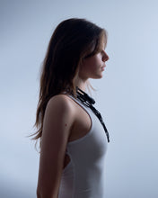 Load image into Gallery viewer, Complete set featuring three hand-stitched leather chains of varying lengths, accompanied by carabiner clips - the Rogue Leather Link Set.