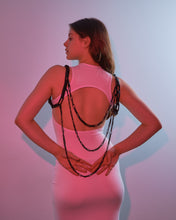 Load image into Gallery viewer, Versatile styling with combined leather chains from the Rogue Leather Link Set - unleash your creativity in unique body adornments."