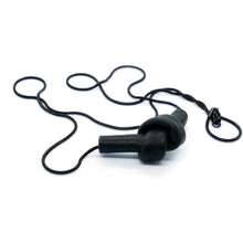 Load image into Gallery viewer, Elevate your style with a leather knot pendant necklace - a symbol of eternal connection and cherished bonds. With modern sophistication and impeccable hand craftsmanship, this necklace showcases the fine qualities of leather. Available in two lengths, it's functional art with a meaning, making it the perfect gift for yourself or a loved one. Choose the shorter length for a flattering collarbone accent or the longer length to wear over your heart.