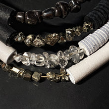 Load image into Gallery viewer, WAIWAI's chokers are the softest, lightest, and most comfortable chokers you will ever wear, with no resistance against your neck, allowing you to forget its presence. With no clasp, this choker can be worn with the opening at the front, flexing easily to put on and adjusting to neck size. Shop now and embody your best self with this unique and stunning choker.