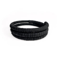 Load image into Gallery viewer, Unleash your inner curiosity with this unique choker design. Bold simplicity and high texture meet in a soft, serpentine embrace, while the helix design symbolizes growth, evolution, and resilience. Enjoy the comfort of the softest, lightest choker you'll ever wear, with no clasp and easy adjustability. Indulge in WAIWAI's exquisite craftsmanship and make a statement from any angle. Get yours today!