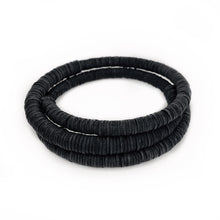 Load image into Gallery viewer, Unleash your inner curiosity with this unique choker design. Bold simplicity and high texture meet in a soft, serpentine embrace, while the helix design symbolizes growth, evolution, and resilience. Enjoy the comfort of the softest, lightest choker you'll ever wear, with no clasp and easy adjustability. Indulge in WAIWAI's exquisite craftsmanship and make a statement from any angle. Get yours today!