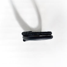 Load image into Gallery viewer, Unisex leather bracelet carefully and ethically handcrafted from leather scraps, modern and stylish men and women bracelet