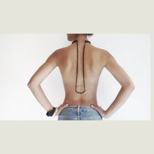 Load image into Gallery viewer, Feel strong and powerful with this versatile piece of convertible jewelry. Cleverly-designed clasps and rings allow for multiple ways of wearing, including as a wrap bracelet. The chain is detachable and can be worn separately or doubled up. Meticulous hand-stitching showcases the superb craftsmanship. Unapologetically push your boundaries with this transformative piece.