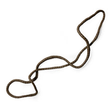 Load image into Gallery viewer, Made from upcycled leather, this unique wall decor piece allows you to unleash your creativity and design a personalized look for your home. Its flexibility enables you to adjust it to match your interior design and mood, giving you the freedom to experiment with different shapes and arrangements. With no hooks or fixtures required, installation is easy and hassle-free. Lightweight and easy to care for, this piece is sure to be an eye-catching focal point in any room.
