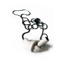 Load image into Gallery viewer, Elevate your style with a leather knot pendant necklace - a symbol of eternal connection and cherished bonds. With modern sophistication and impeccable hand craftsmanship, this necklace showcases the fine qualities of leather. Available in two lengths, it's functional art with a meaning, making it the perfect gift for yourself or a loved one. Choose the shorter length for a flattering collarbone accent or the longer length to wear over your heart.