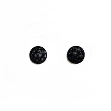 Load image into Gallery viewer, Uncomplicated and effortless, our leather stud earrings are a modern classic. Texture, softness, and sophistication in a tiny package. Appreciate the small things and enhance any outfit. Shop now and elevate your style with simplicity.