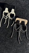Load image into Gallery viewer, Bliss Beaded Dangle Earrings E194 Silver