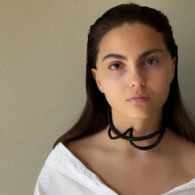 Load image into Gallery viewer, BEND Sculptural Choker C020 Black