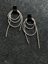 Load image into Gallery viewer, Bliss Beaded Dangle Earrings E194 Silver