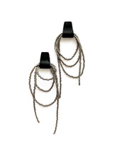 Load image into Gallery viewer, Bliss Beaded Dangle Earrings E194 Silver