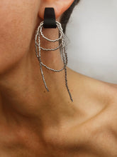 Load image into Gallery viewer, Bliss Beaded Dangle Earrings E194 Silver