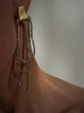 Load image into Gallery viewer, Bliss Beaded Dangle Earrings E194 Gold