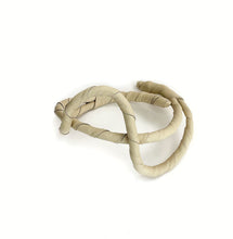 Load image into Gallery viewer, BEND choker by WAIWAI — flexible, hand-wrapped natural leather that bends and holds its shape