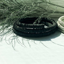 Load image into Gallery viewer, Discover the perfect blend of bold simplicity and high texture with WAIWAI&#39;s softest choker. The intriguing design of this helical choker symbolizes growth, evolution, and resilience. It flexes easily for comfortable wear, and its clasp-free design ensures clean lines from every angle. Experience the serpentine embrace of this choker&#39;s softness against your skin and forget it&#39;s even there. Elevate your jewelry collection with WAIWAI&#39;s unique and comfortable choker.